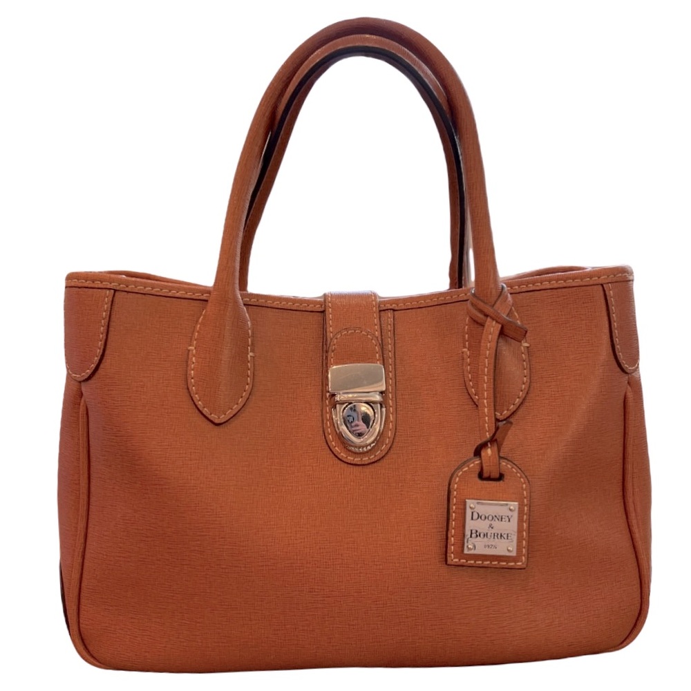Dooney & Bourke Natural Tote Handbag Purse Saffiano Pebble Grain $328 RV